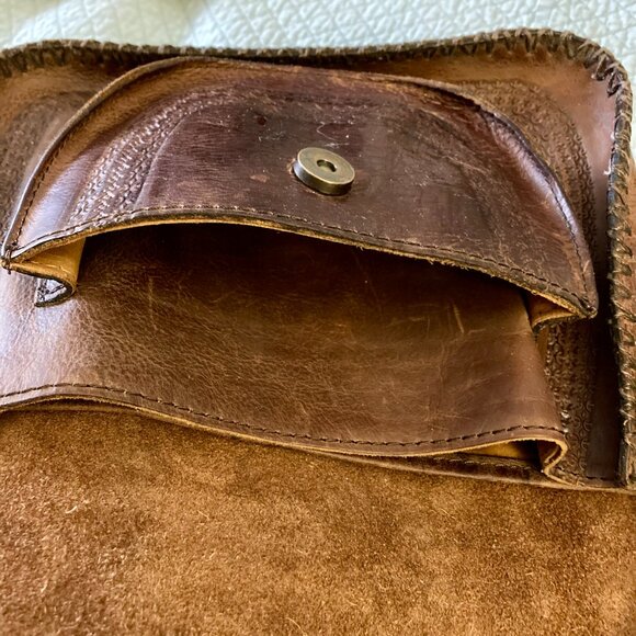 Good Condition, PATRICIA NASH, Beaumont Crossbody, Cognac Leather - Picture 6 of 8